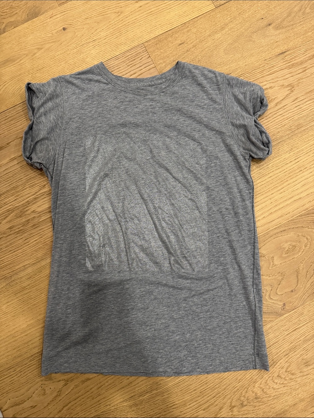 lululemon athletica Gray Short Sleeve Crew Tee
